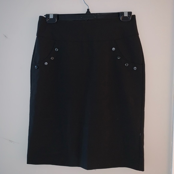 NOWT Black Pencil Skirt - Picture 1 of 3